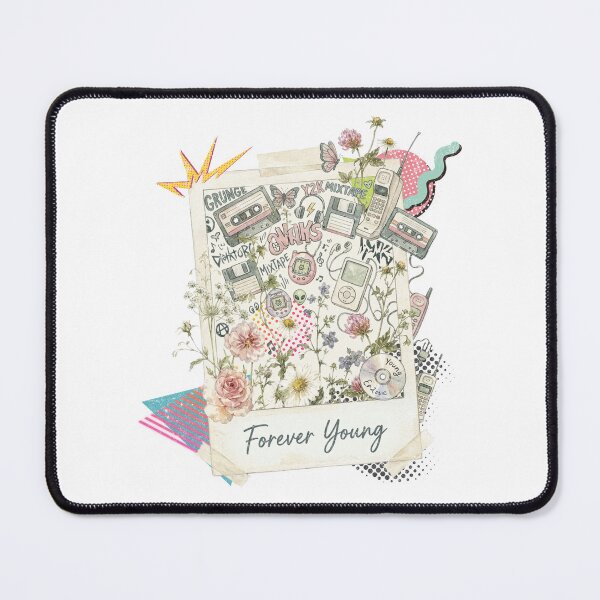 Item preview, Y2K Nostalgia Polaroid Collage - Forever Young designed and sold by Nacho Average Designs.