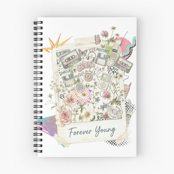 Item preview, Y2K Nostalgia Polaroid Collage - Forever Young designed and sold by Nacho Average Designs.