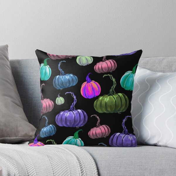 Item preview, Color Pop Pumpkins – Bright Autumn Halloween Pattern designed and sold by ArtistsAtticWI.