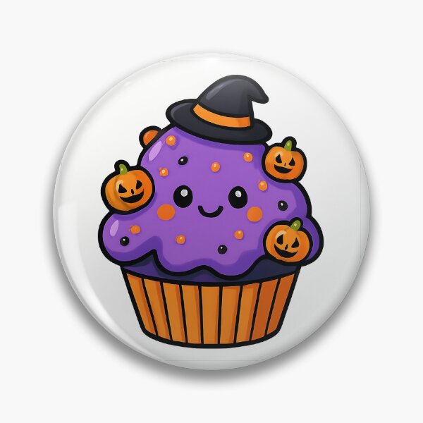 Item preview, Haunted Cupcake Ghost – Cute Kawaii Halloween Dessert Witchy Spooky Treat designed and sold by SmartyWonders.