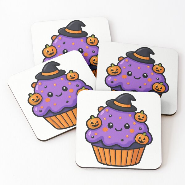 Item preview, Haunted Cupcake Ghost – Cute Kawaii Halloween Dessert Witchy Spooky Treat designed and sold by SmartyWonders.