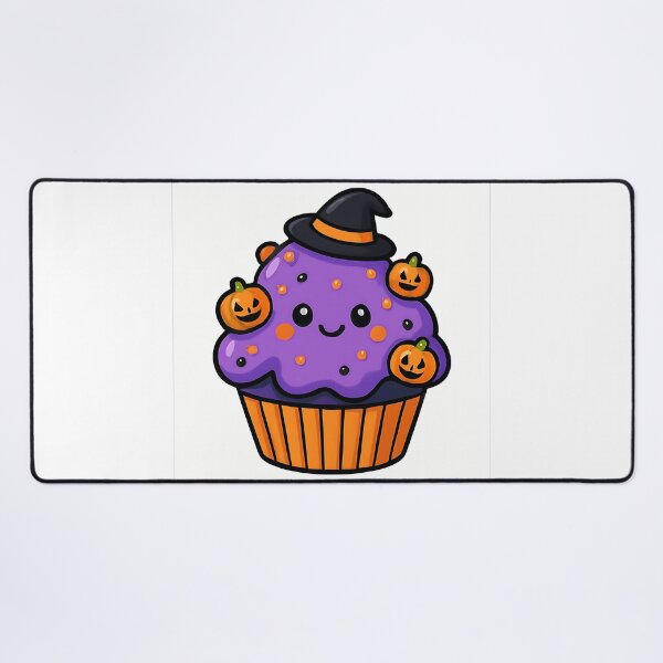 Item preview, Haunted Cupcake Ghost – Cute Kawaii Halloween Dessert Witchy Spooky Treat designed and sold by SmartyWonders.