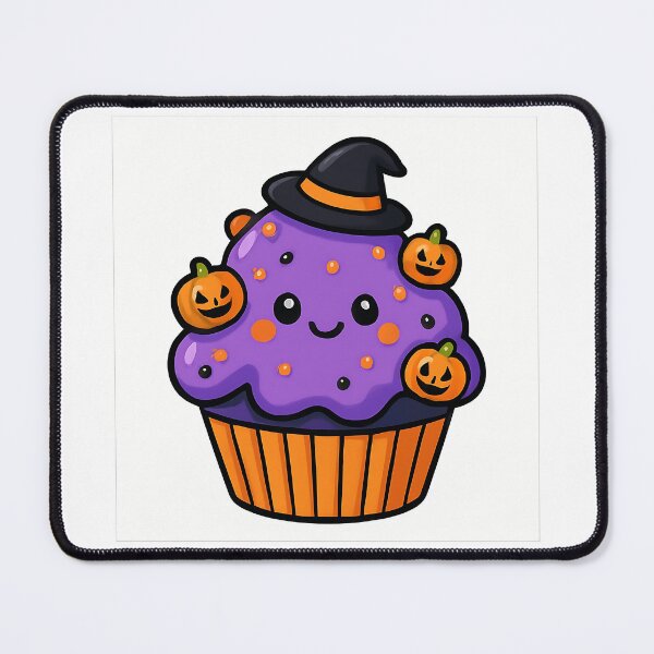 Item preview, Haunted Cupcake Ghost – Cute Kawaii Halloween Dessert Witchy Spooky Treat designed and sold by SmartyWonders.
