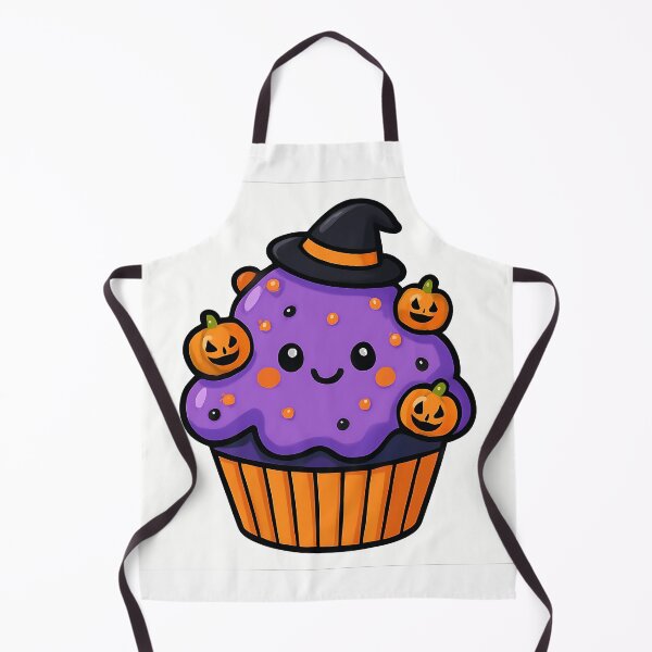 Item preview, Haunted Cupcake Ghost – Cute Kawaii Halloween Dessert Witchy Spooky Treat designed and sold by SmartyWonders.