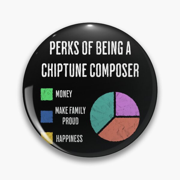 Item preview, Perks of Being a Chiptune Composer Funny designed and sold by d247.