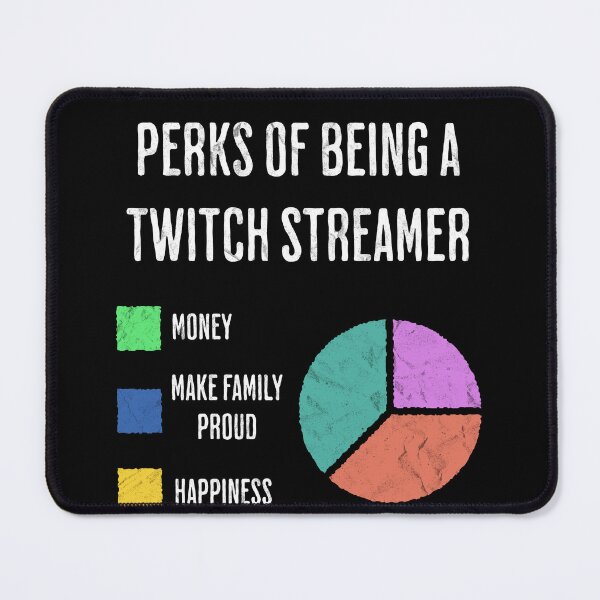 Item preview, Perks Of Being A Twitch Streamer Funny designed and sold by d247.