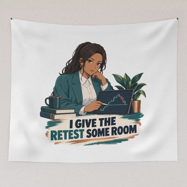 Item preview, I Give the Retest Some Room Anime Trading Art designed and sold by Bikivuno.