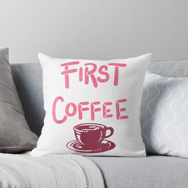Item preview, First I Need Coffee for all coffee lovers T-Shirt designed and sold by gidget-gadget.