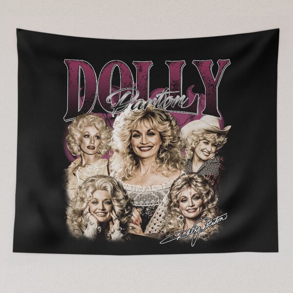Item preview, D-o-l-l-y Parton Vintage Design designed and sold by LiuTiuuu.