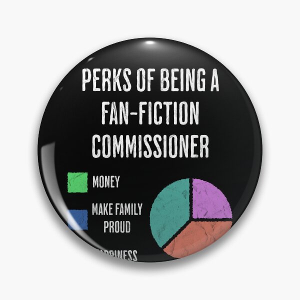 Item preview, Fan-Fiction Commissioner Perks Funny Chart designed and sold by d247.