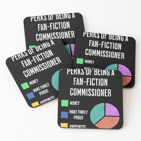 Item preview, Fan-Fiction Commissioner Perks Funny Chart designed and sold by d247.