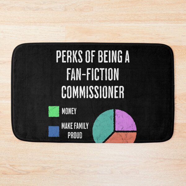 Item preview, Fan-Fiction Commissioner Perks Funny Chart designed and sold by d247.