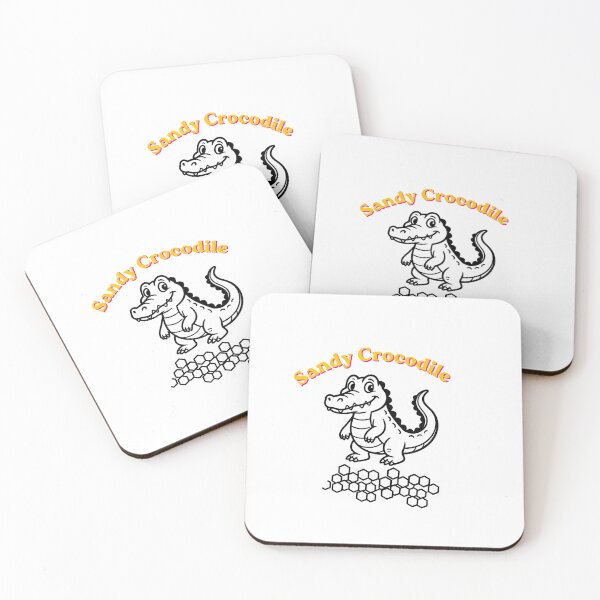 Item preview, Sandy Crocodile Cute Cartoon Alligator Funny Animal Design designed and sold by Zack4Fashion.