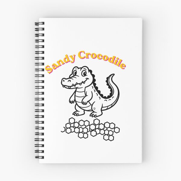 Item preview, Sandy Crocodile Cute Cartoon Alligator Funny Animal Design designed and sold by Zack4Fashion.