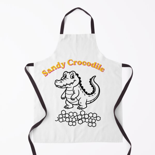 Item preview, Sandy Crocodile Cute Cartoon Alligator Funny Animal Design designed and sold by Zack4Fashion.
