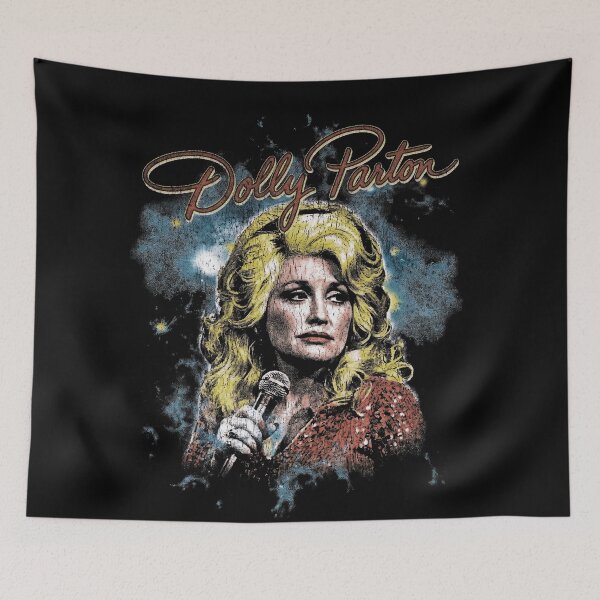Item preview, D-o-l-l-y Parton Vintage Design designed and sold by LiuTiuuu.
