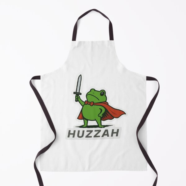 Item preview, Huzzah Frog with Sword Tee, Embroidered Medieval Frog Shirt, Comfort Colors 1717, Funny DnD T-Shirt, Renaissance Faire Frog Gift designed and sold by Williams Anderson.
