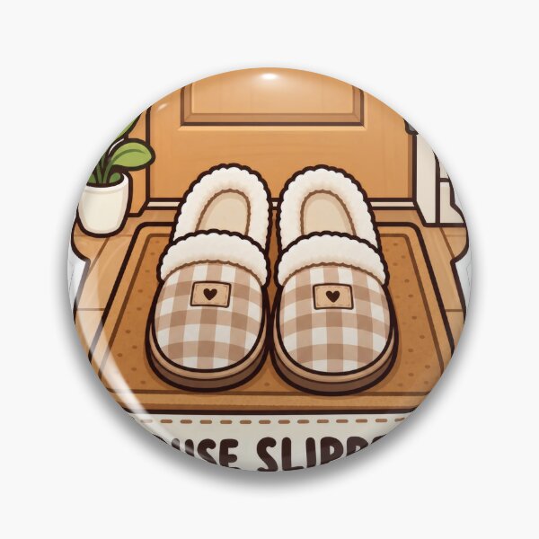 Item preview, House Slippers Outline Balkan Household Humor designed and sold by OfficialBalkan.