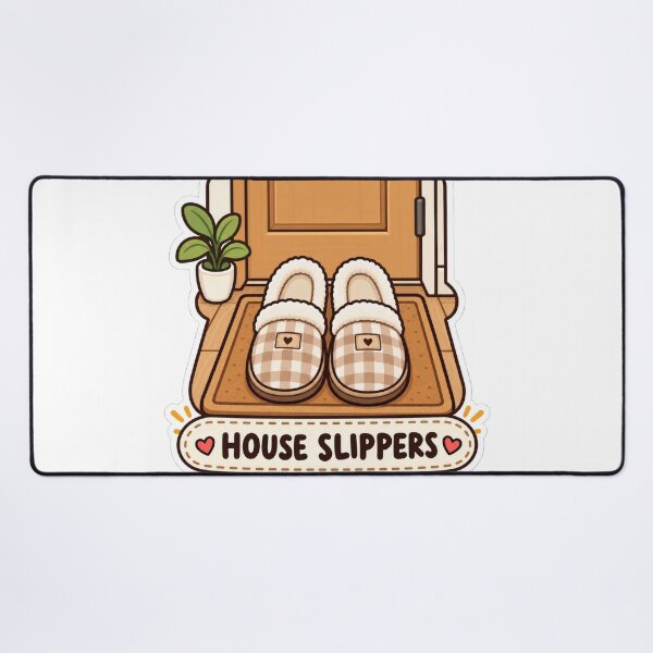 Item preview, House Slippers Outline Balkan Household Humor designed and sold by OfficialBalkan.