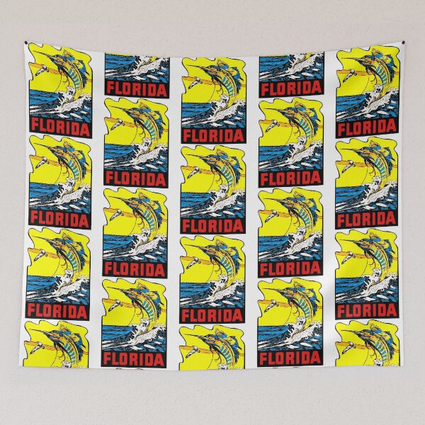 Item preview, Florida Fl State Vintage Travel Decal designed and sold by ak-edabillard.