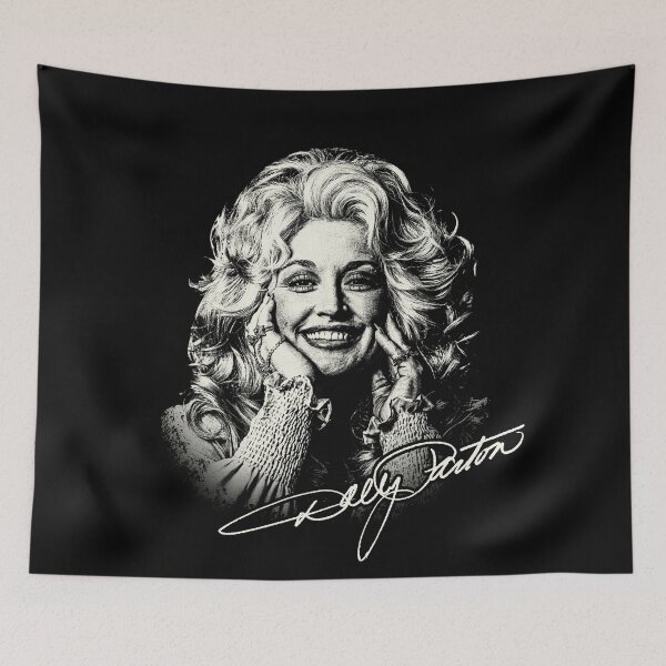 Item preview, D-o-l-l-y Parton Vintage Design designed and sold by LiuTiuuu.