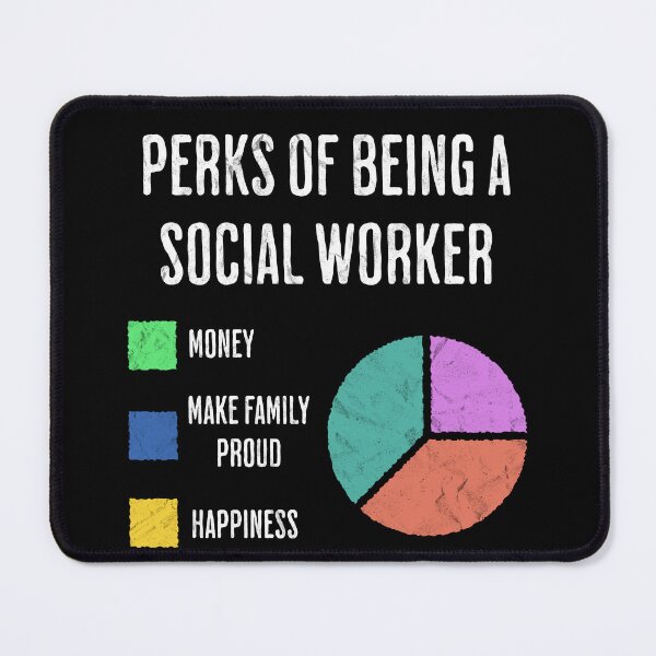 Item preview, Funny Social Worker Perks Pie Chart Humor designed and sold by d247.