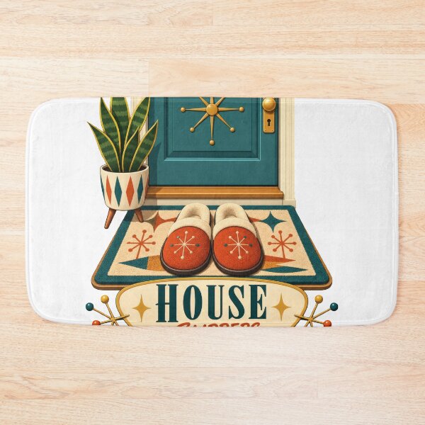 Item preview, House Slippers Mid Century Balkan Household Humor designed and sold by OfficialBalkan.