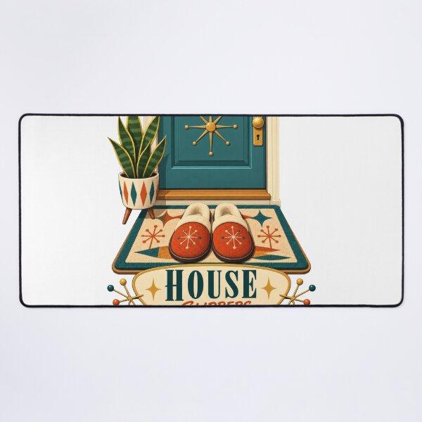 Item preview, House Slippers Mid Century Balkan Household Humor designed and sold by OfficialBalkan.
