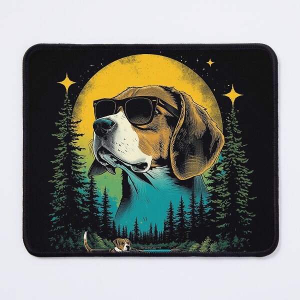 Item preview, Beagle with sunglasses 90s wildlife designed and sold by aponwao.