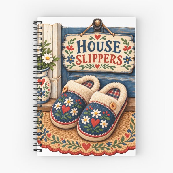 Item preview, House Slippers Painted Balkan Household Humor designed and sold by OfficialBalkan.