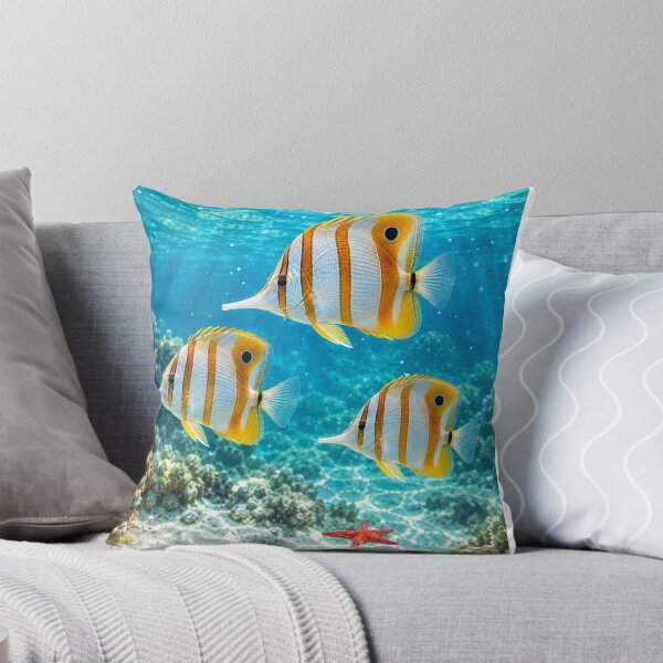 Item preview,  Lost in the Blue - Copperband Butterfly Fish designed and sold by BeeStylishTees.