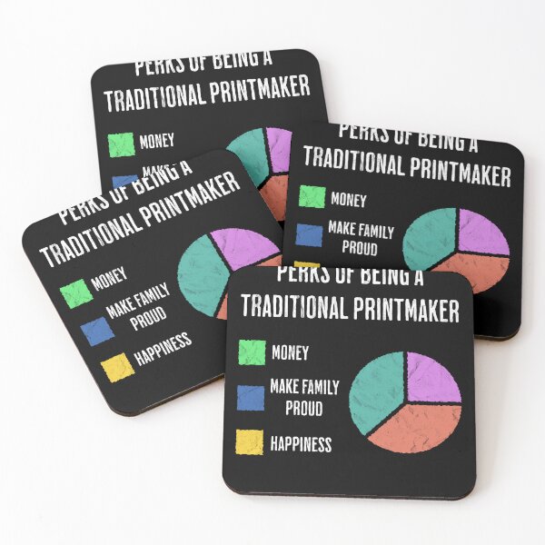 Item preview, Funny Printmaker Perks Happiness Pie Chart designed and sold by d247.