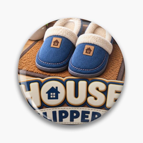 Item preview, House Slippers Typography Balkan Household Humor designed and sold by OfficialBalkan.