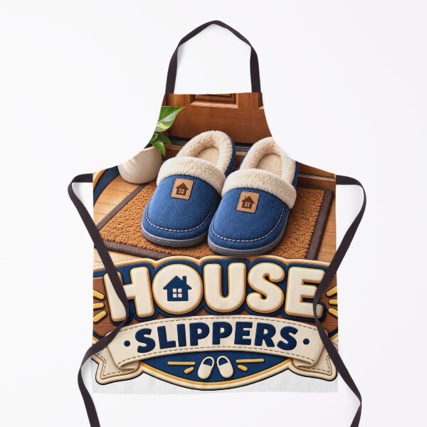 Item preview, House Slippers Typography Balkan Household Humor designed and sold by OfficialBalkan.