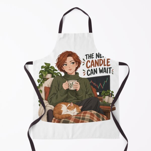Item preview, The Next Candle Can Wait Cozy Anime Trader Art designed and sold by Bikivuno.