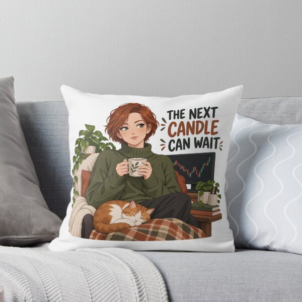 Item preview, The Next Candle Can Wait Cozy Anime Trader Art designed and sold by Bikivuno.