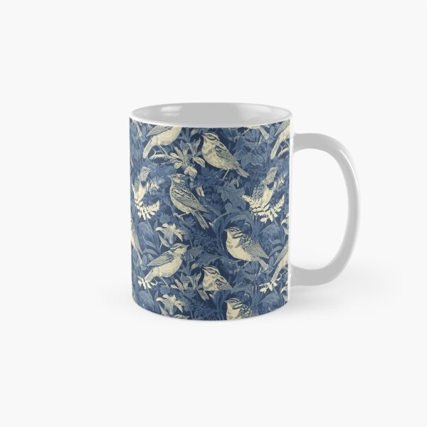 Item preview, Vintage Bird Engraving: Antique Botanical Ornithology Hatching Silhouette and Wild Birds Fan Art Poster designed and sold by benja-08.