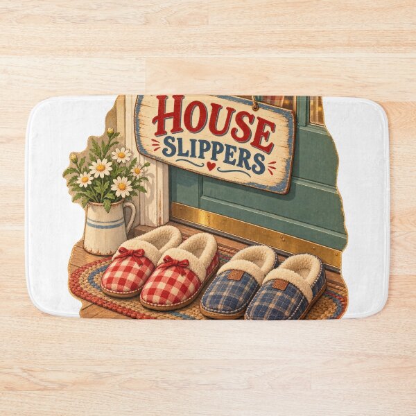 Item preview, House Slippers Postcard Balkan Household Humor designed and sold by OfficialBalkan.