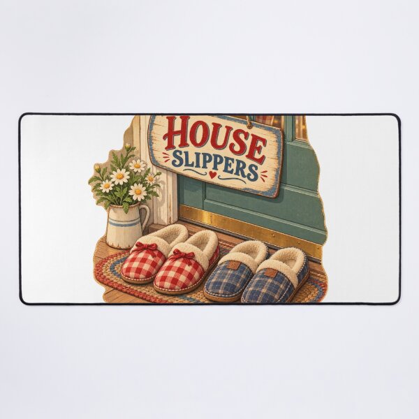 Item preview, House Slippers Postcard Balkan Household Humor designed and sold by OfficialBalkan.