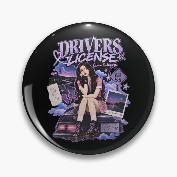 Item preview, Olivia Rodrigo, Olivia Rodrigo Drivers License designed and sold by graphic-genie.