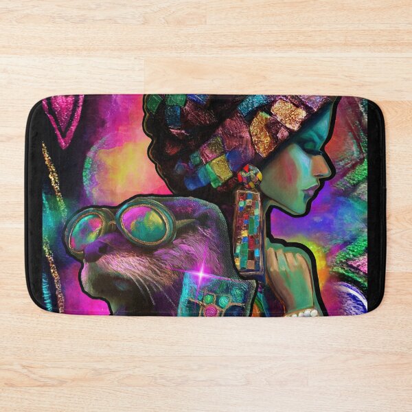 Item preview, Upcycled! Otter Bodyguard W Groovy Sunglasses  designed and sold by AsheDinaArt.