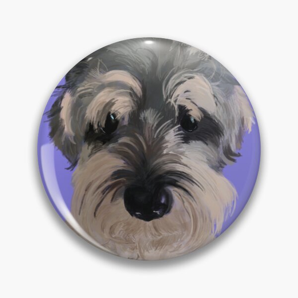 Item preview, Duck: Cute Salt and Pepper Schnauzer Dog Portrait designed and sold by CelumV.