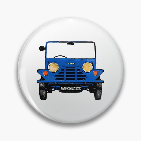 Item preview, Classic Vintage Mini Moke Pop Art Blue designed and sold by isy-nuano.
