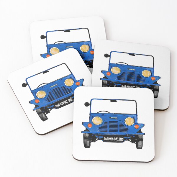 Item preview, Classic Vintage Mini Moke Pop Art Blue designed and sold by isy-nuano.