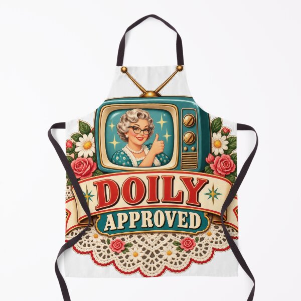 Item preview, Doily Approved Retro Balkan Household Humor designed and sold by OfficialBalkan.