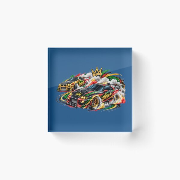 Item preview, Jamaican Drift Kings – Red Gold Green Street Racing designed and sold by digitalbob60.