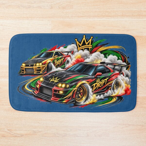 Item preview, Jamaican Drift Kings – Red Gold Green Street Racing designed and sold by digitalbob60.