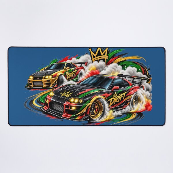Item preview, Jamaican Drift Kings – Red Gold Green Street Racing designed and sold by digitalbob60.