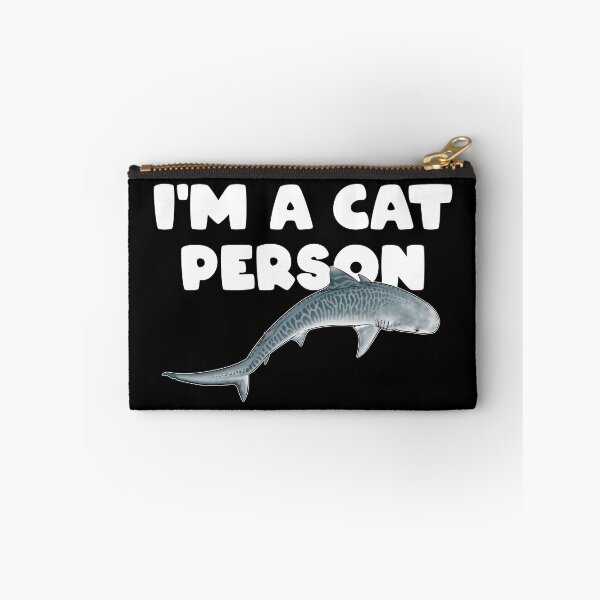 Item preview, Tiger shark I'm a cat person designed and sold by NicGrayGraphic.