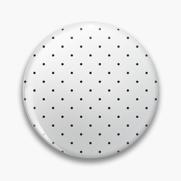 Item preview, White and Dark Navy Blue Polka Dot Pattern – Retro Minimalist Style designed and sold by DaisyHouse.